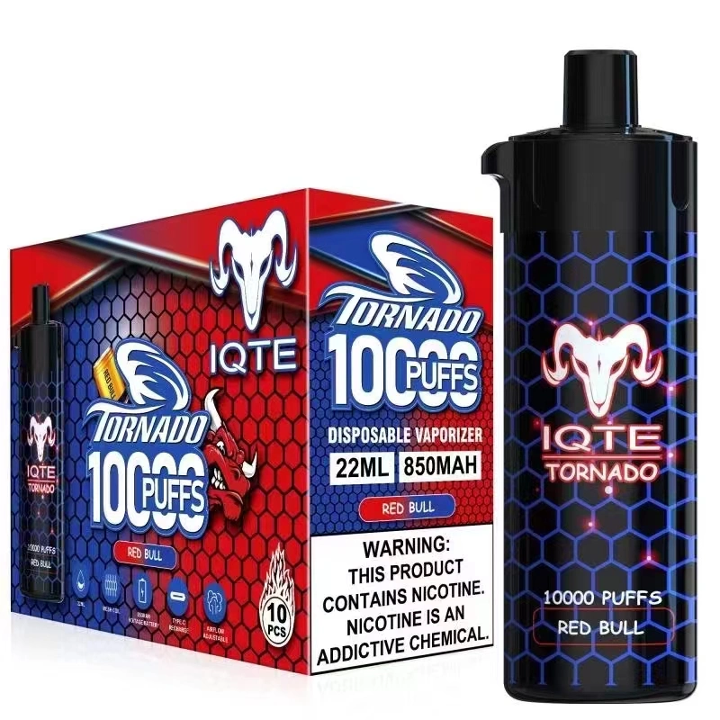 French Vape Aroma King Iqte Tornado 10000 Puffs Disposable/Chargeable Wholesale/Supplier