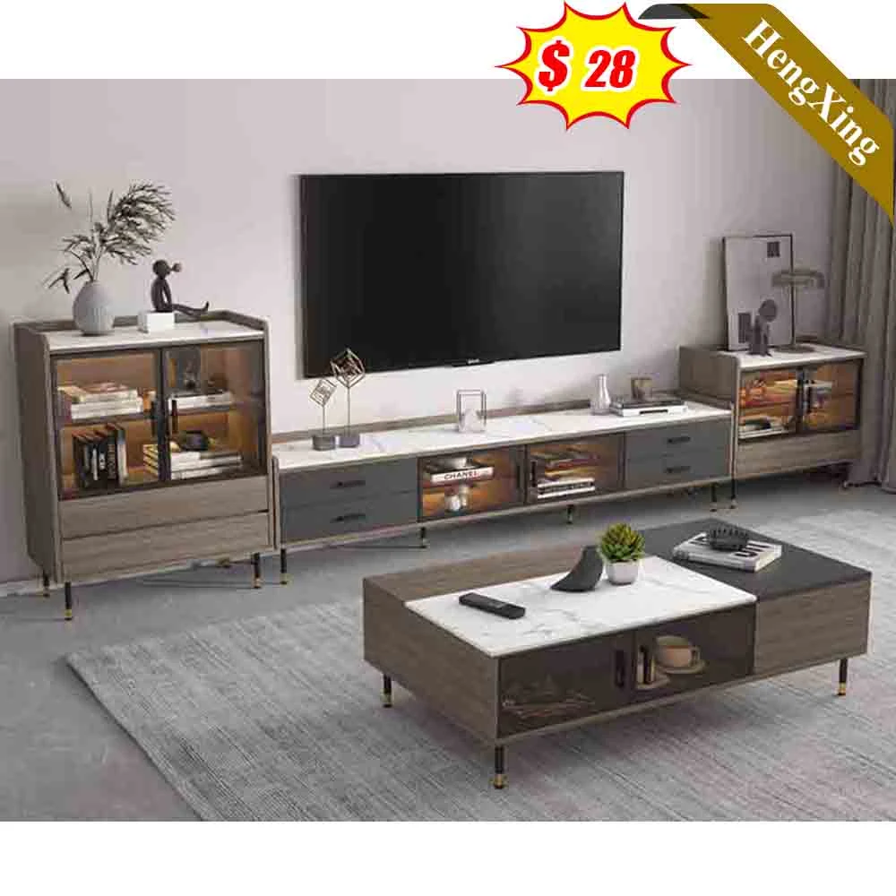 New Modern Furniture MDF Side TV Cabinet Stands Center Wooden Coffee Table