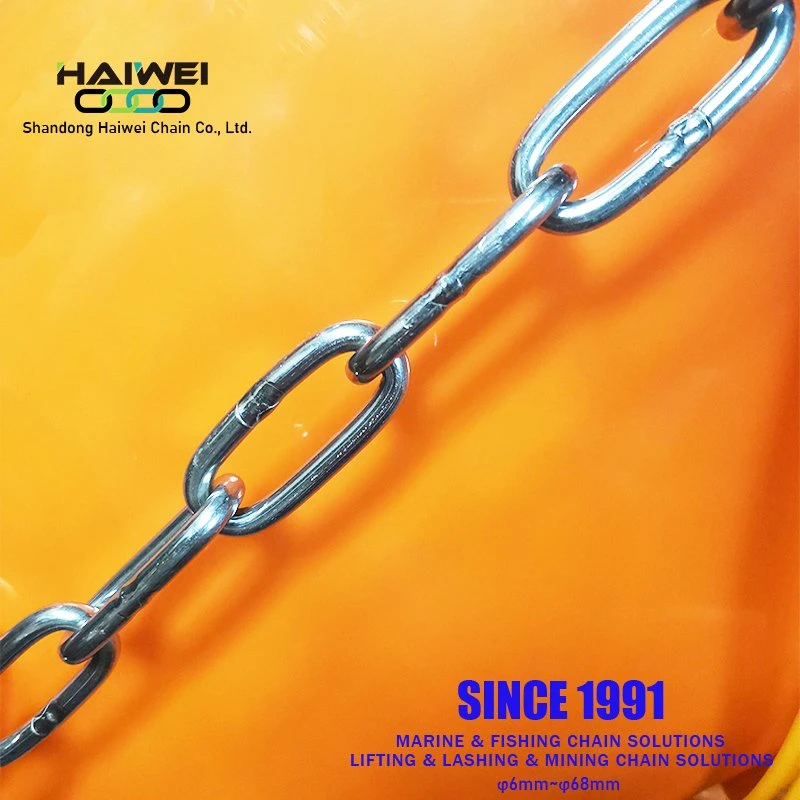 High Test Nacm96 G43 1/4 5/16 3/8 316 Stainless Steel Standard Chain for European Markets