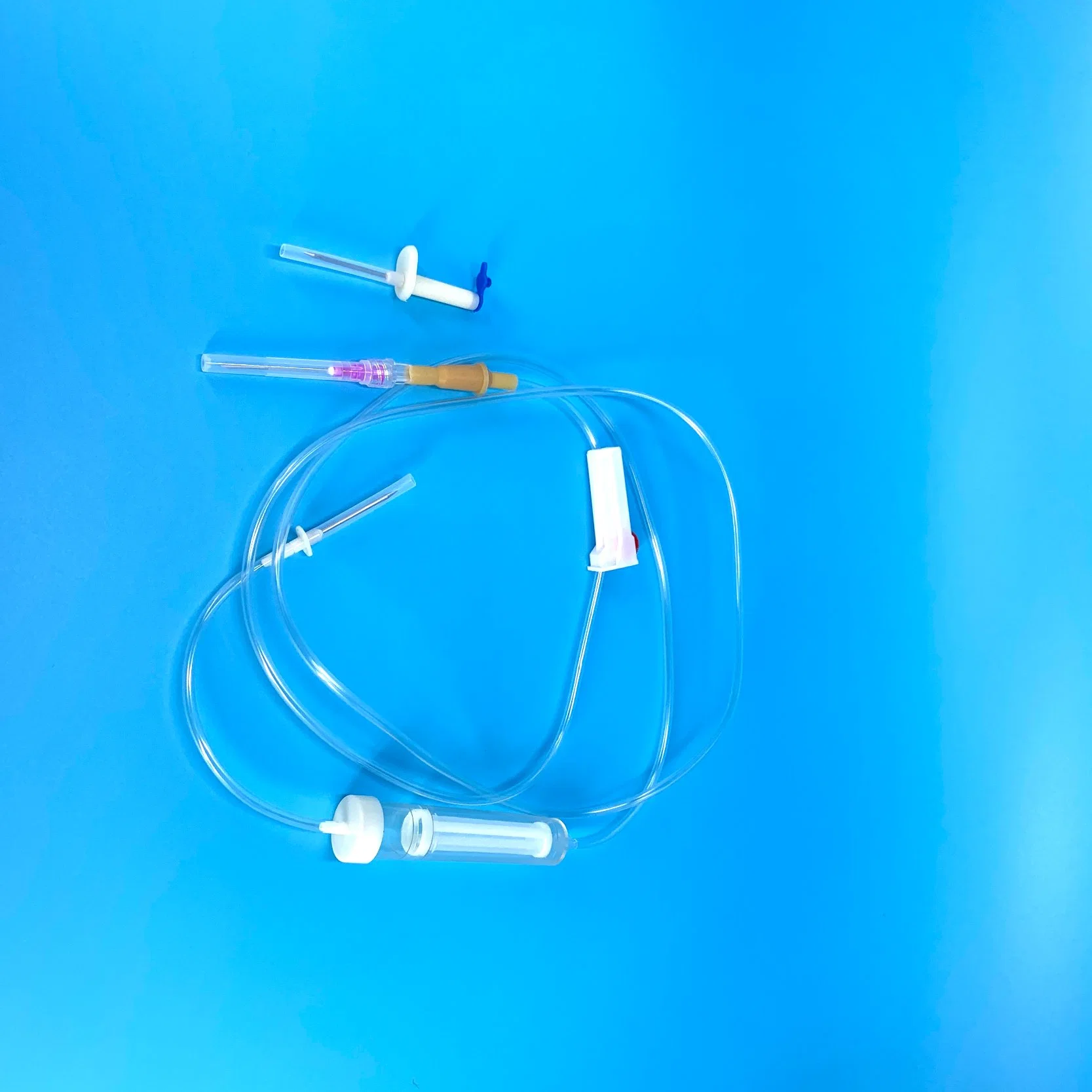 Kit de perfusion ordinaire médical jetable avec/sans aiguille ce, homologation ISO