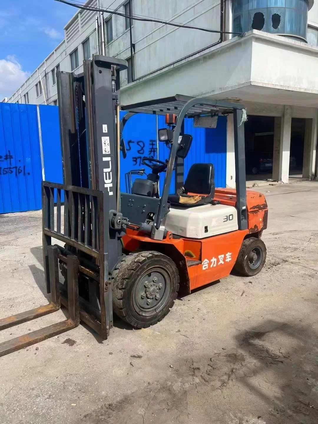 Carro elevador de roda de segunda mão Heli 3ton da marca China usado