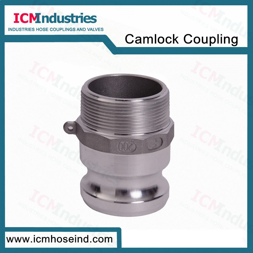 Hot Sales Aluminum Discharge Water Pipe Coupling 3''npt Threaded Camlock Irrigation Fitting