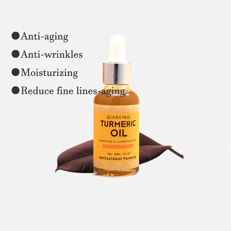 Private Label Organic Essential Tumeric Face Serum Oil for Face Anti Aging