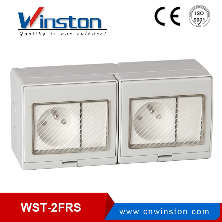 Surface Mounted French Type Switch Socket Waterproof