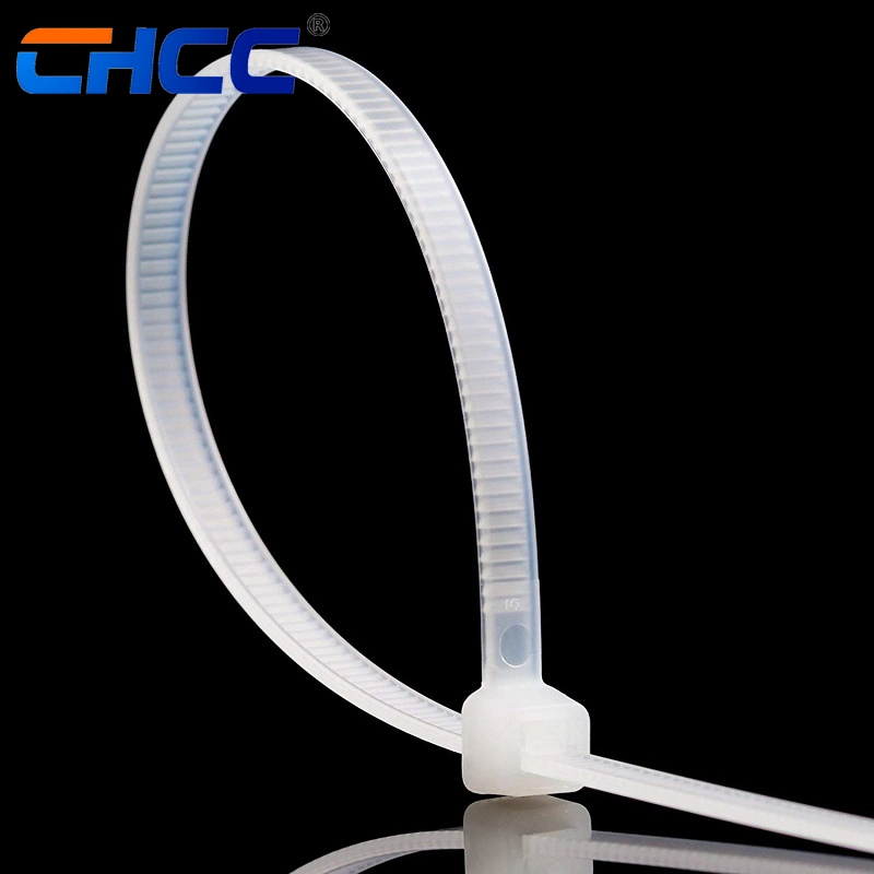 10*200mm Nylon Zip Tie Wire Tie Zap Strap Nature/White