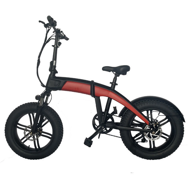 Polónia Armazém 750W 1000W 20" Fat pneu eBike dobrável Electric Bicicleta