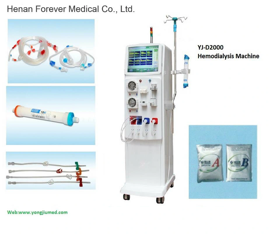 Yj-D2000 Movable China Blood Dialysis Hemodialysis Machine