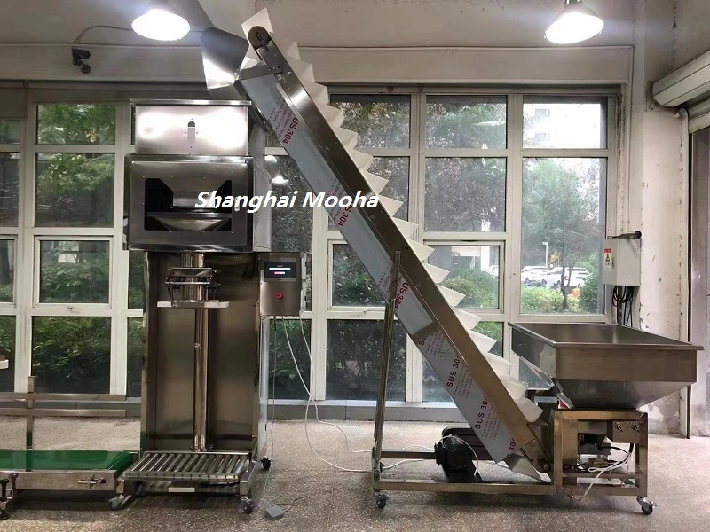 5kg 10kg 25kg Semi Automatic Animal Feed Pet Food Grain Rice Weight Filling Packing Machine