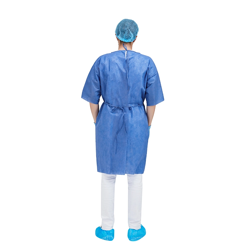 Doctor Dental Patient/Thumb Loop Operation/Protective/Exam/Visitor/SMS/PP/Sterile Scrub Disposable Nonwoven Medical/Hospital/Surgeon/Surgical/Isolation Gown