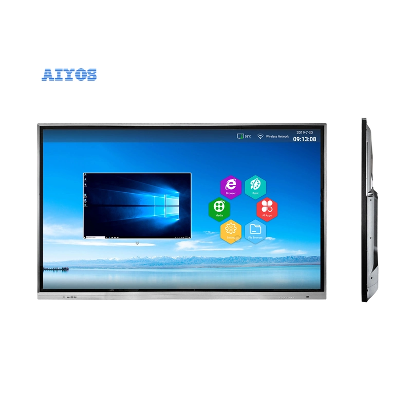 85 Inch Touch Screen Stand Electronic Smart Interactive Whiteboard for Classroom