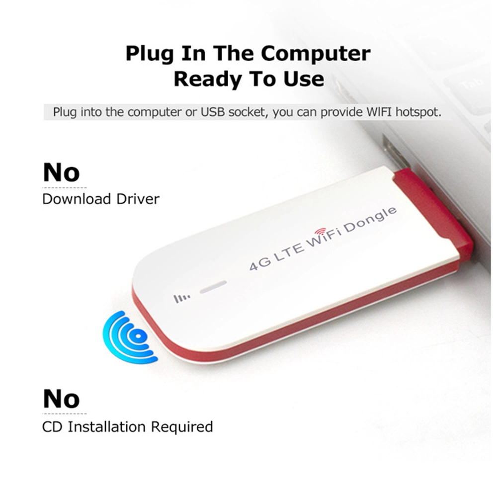 USB 3G LTE desbloqueado Pocket Internet módem Dongle Hotspot Cat4 2.4GHz, SIM Mobile router Wi-Fi.