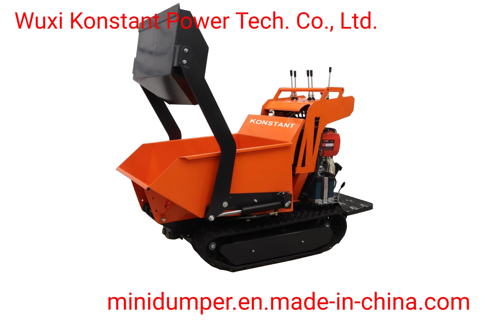 500kg Loaidng Mini Dumper All Hydraulic Drive with Shovel