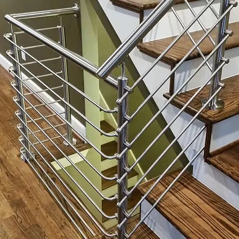 Glass Railing for Staircase Post Stainless Steel Glass Railing