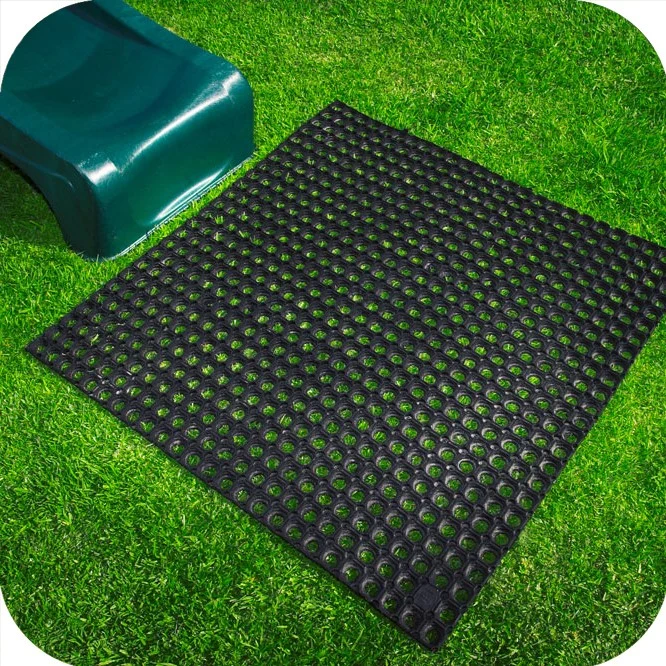 Safety Grass Rubber Matting, Anti-Fatigue Mesh Floor Mat 1mx1m/1.5m