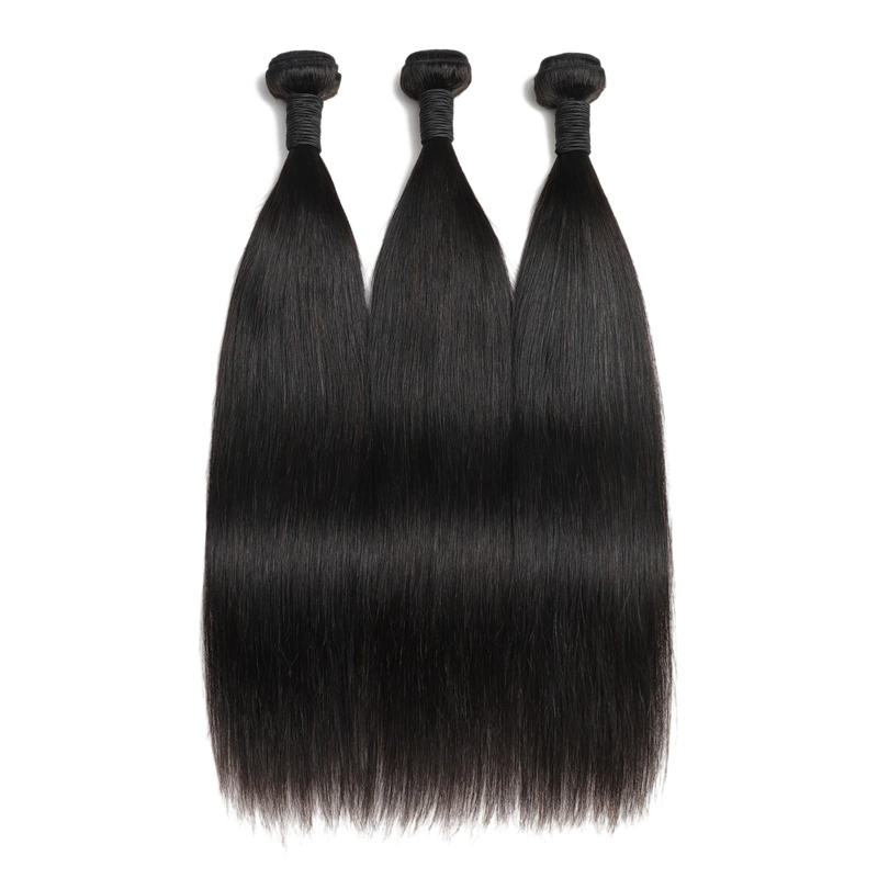 28 30 32 40 Inch Natural Color Brazilian Hair Weave 1 3 4 Bundles Straight 100% Remy Human Hair Extensions Weft Deals