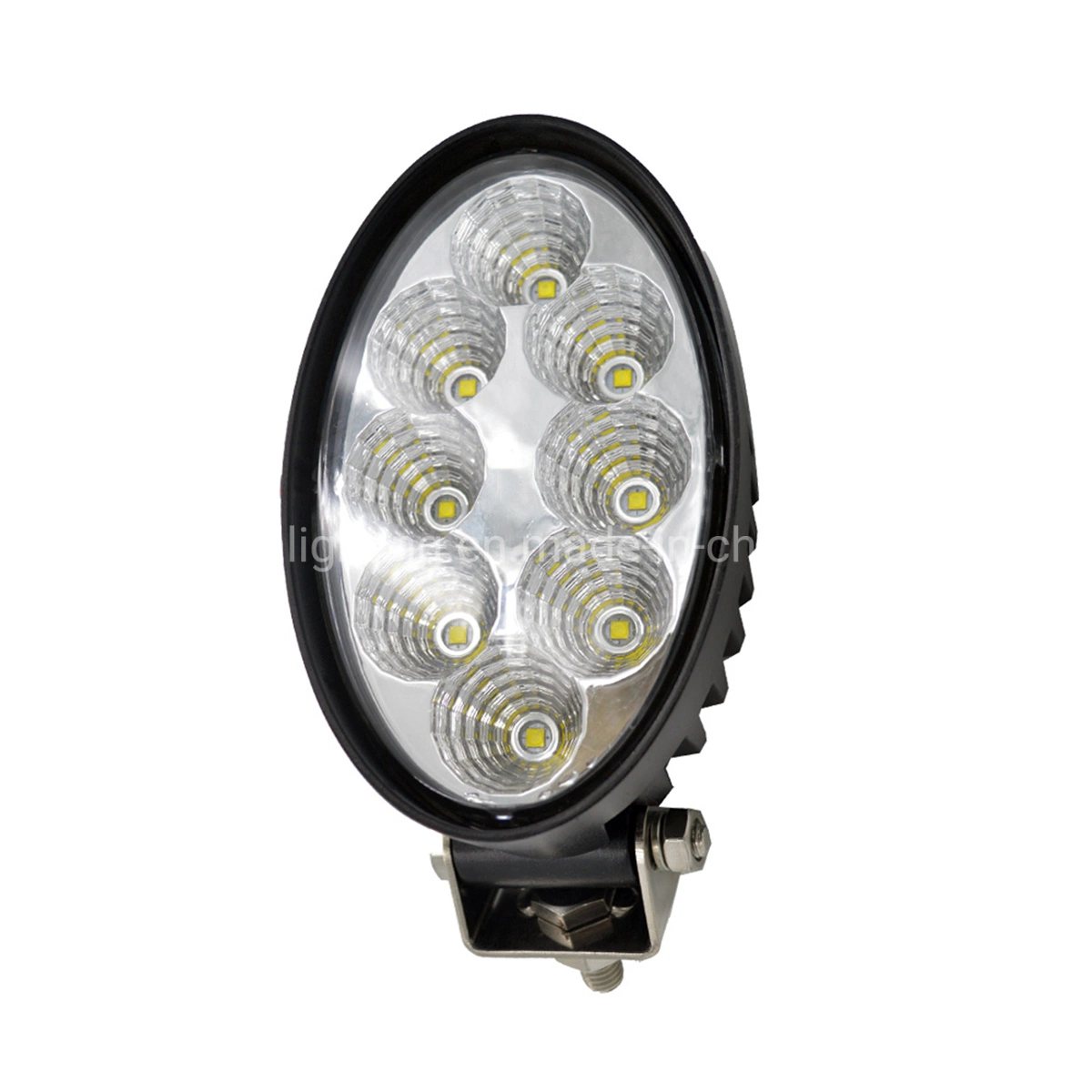 EMC Approved 5.5inch 12V-24V Waterproof Oval 24W/40W CREE Agricultural Tractor LED Lights with Rotating Bracket