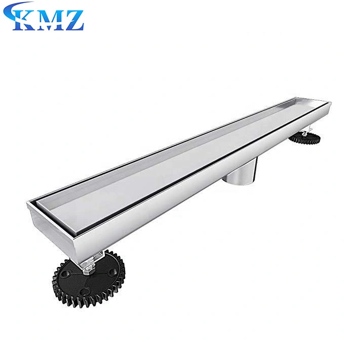 Factory Price Reversible 2-in-1 Flat Cover Stainless Steel 24 Inch Linear Shower Drain for Bathroom