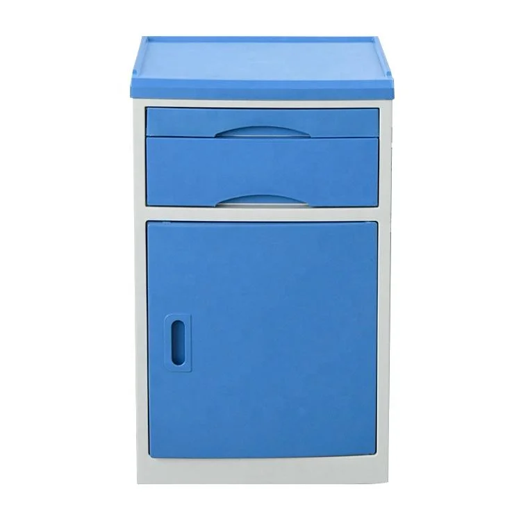 China New Blue Red Orange Wooden Kjt729 Adjustable Hospital Chair Medical Products Bedside Locker