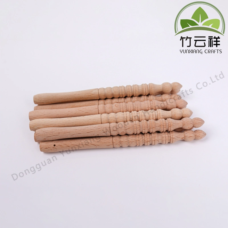 Wooden Ballpoint Pen Pencil Black Ink Gifts Writing Office School Supplies