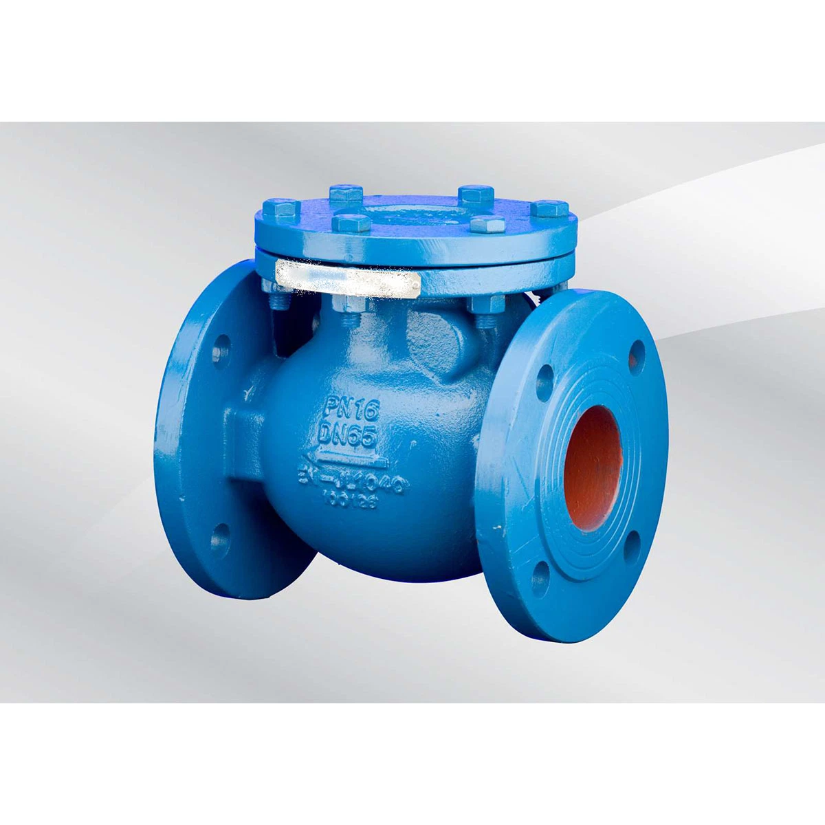 API/DIN/BS Carbon Steel/Cast Iron Rubber Seat Flange Lift Swing Check Valve