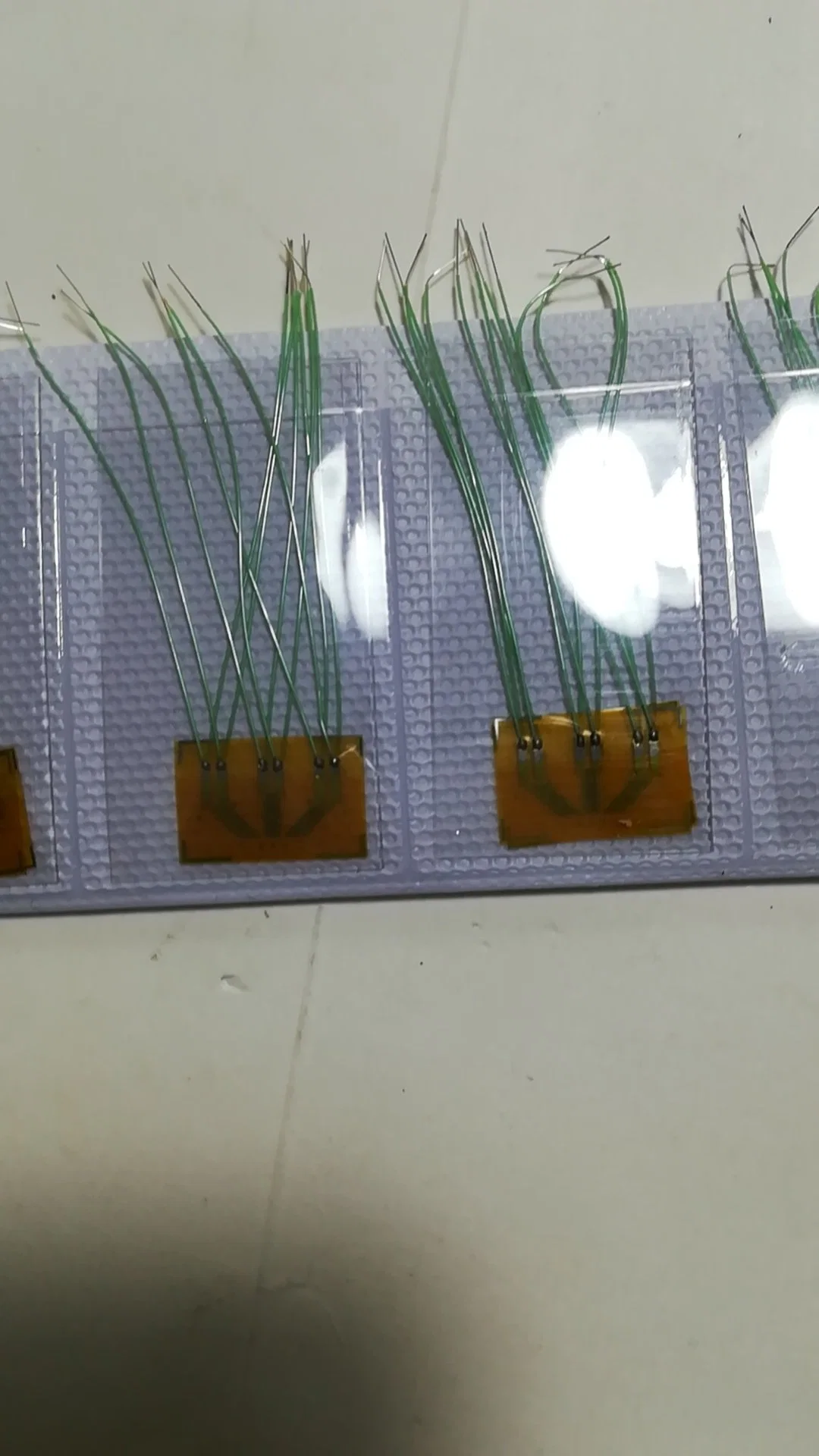 Rosette Strain Gauge with Three Measuring Grids