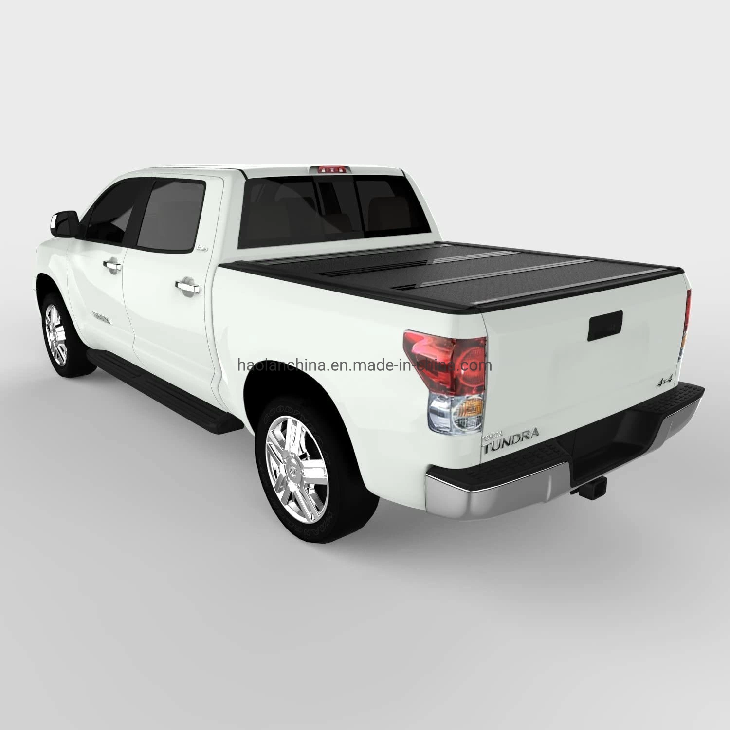 OEM Aluminium Hard Tri Folding Tonneau Cover Truck Fit für Silverado 5,8ft Bett und 6,5ft Bettbezug