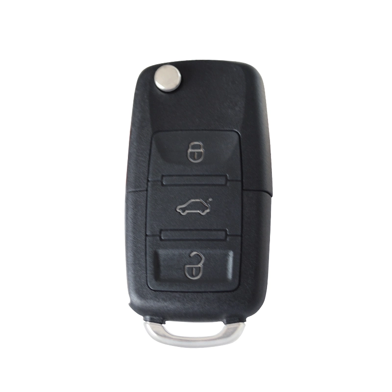 Qinuo 315MHz 433.92MHz Factory Wholesale Car Accessory Flip Folding Replace Remote Car Key Case Shell Fob VW_DJ/L Series System