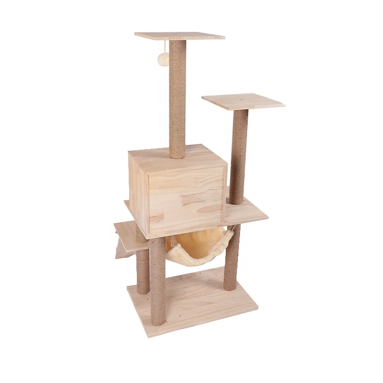 Parede Climb Cat Toys Scratcher de alta qualidade Interactive Factory Modern Com roda de exercício