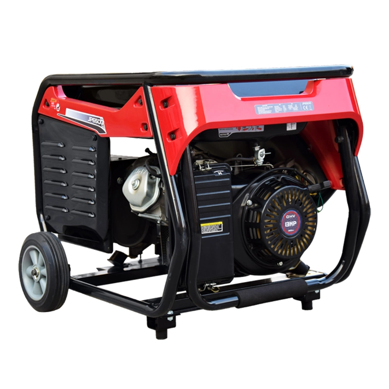 New Powerful 5kw Dual Fuel Generator Set with Handle and Wheels by Gasoline Petrol & LPG/ Natural Gas Engine