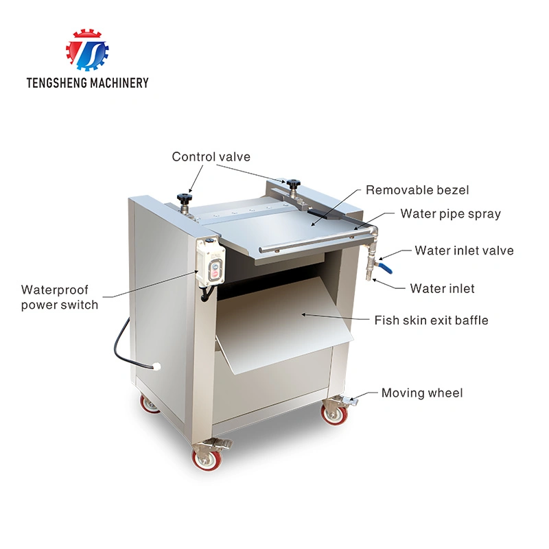 Éplucheur de calmars éplucheur de poisson élimination de la peau machine de traitement des aliments TS-Sc1800