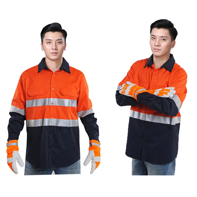 Hi Vis Wholesale/Supplier Industrial Pants Reflective Workwear Jacket Shirts Design Work Uniform