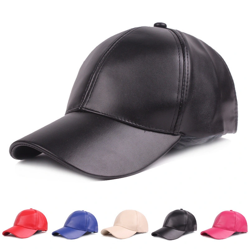 Sport Adjustable Hat Lightweight Leather Baseball Cap Outdoor Durable Trendy Ci13558