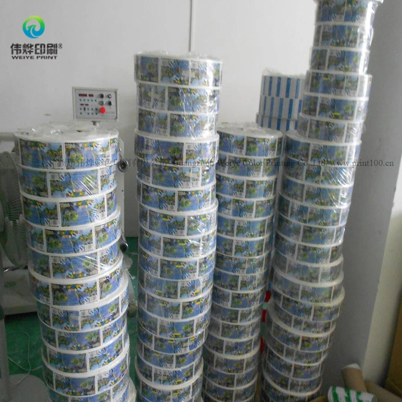 Paper PVC Roll Stickers for Beverage Bottle