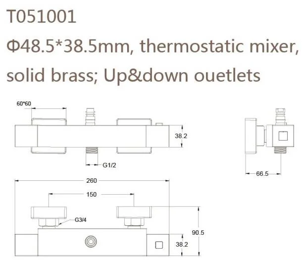 38 Temperature Safety Square Thermostatic Shower System Anti-Scald Bathroom Thermostatic Faucet Mixer Thermostaic Shower Set Shower Mixer