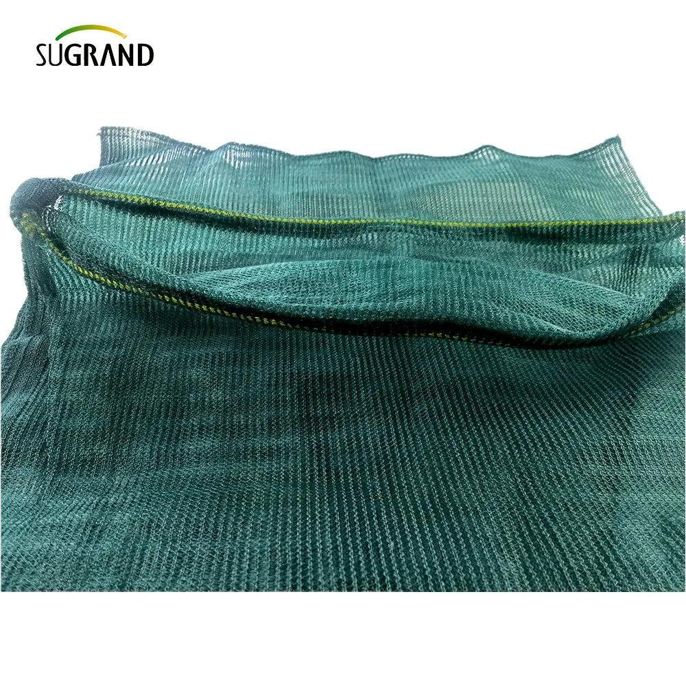 Density HDPE Green Color Olive Net with Eyelet Four Corners