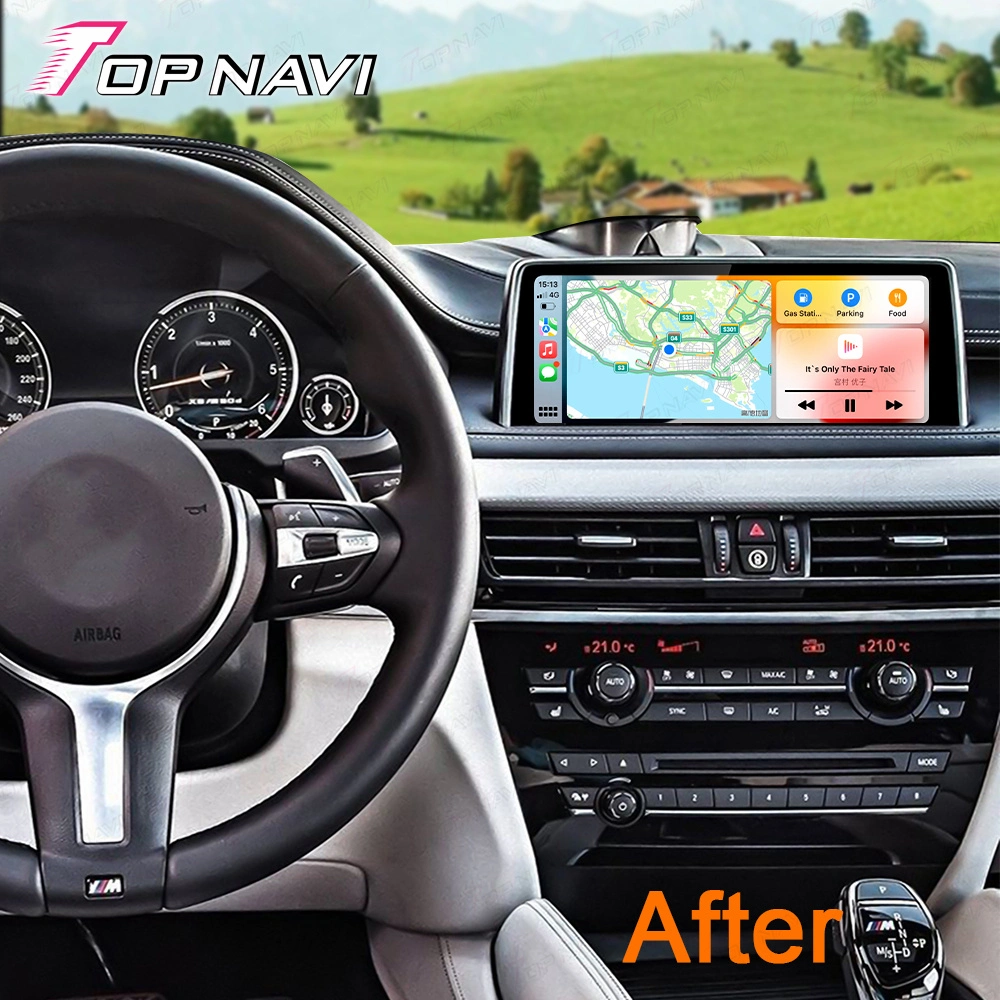 Voice Control IPS Bildschirm Android 12 Auto DVD-Player für BMW X5/X6 Series E70/E71 2008 2009 2010 Auto Video GPS Navigation