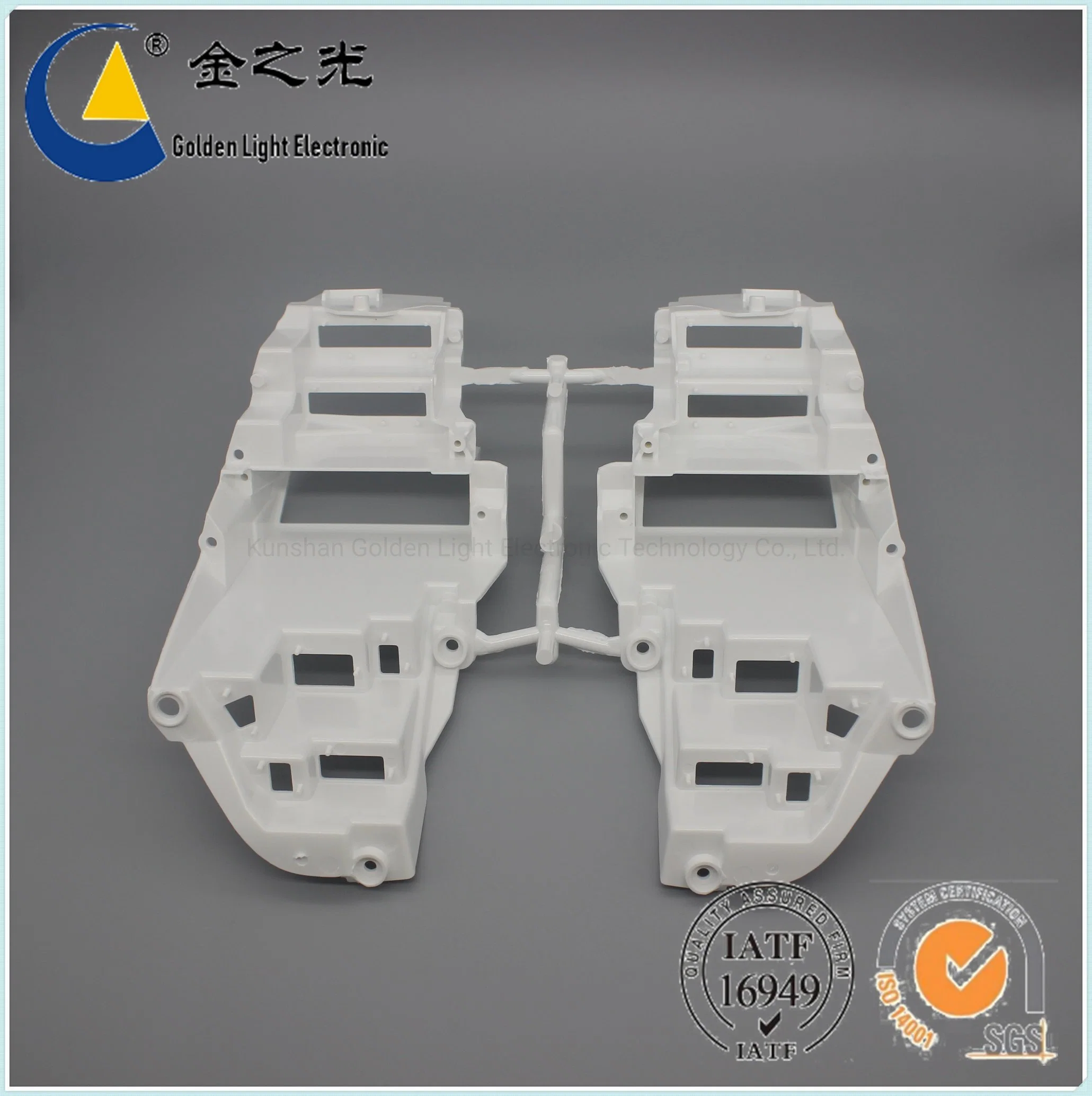 Custom-Made Plastic PC Auto Lamp Housing Enclosure Cover