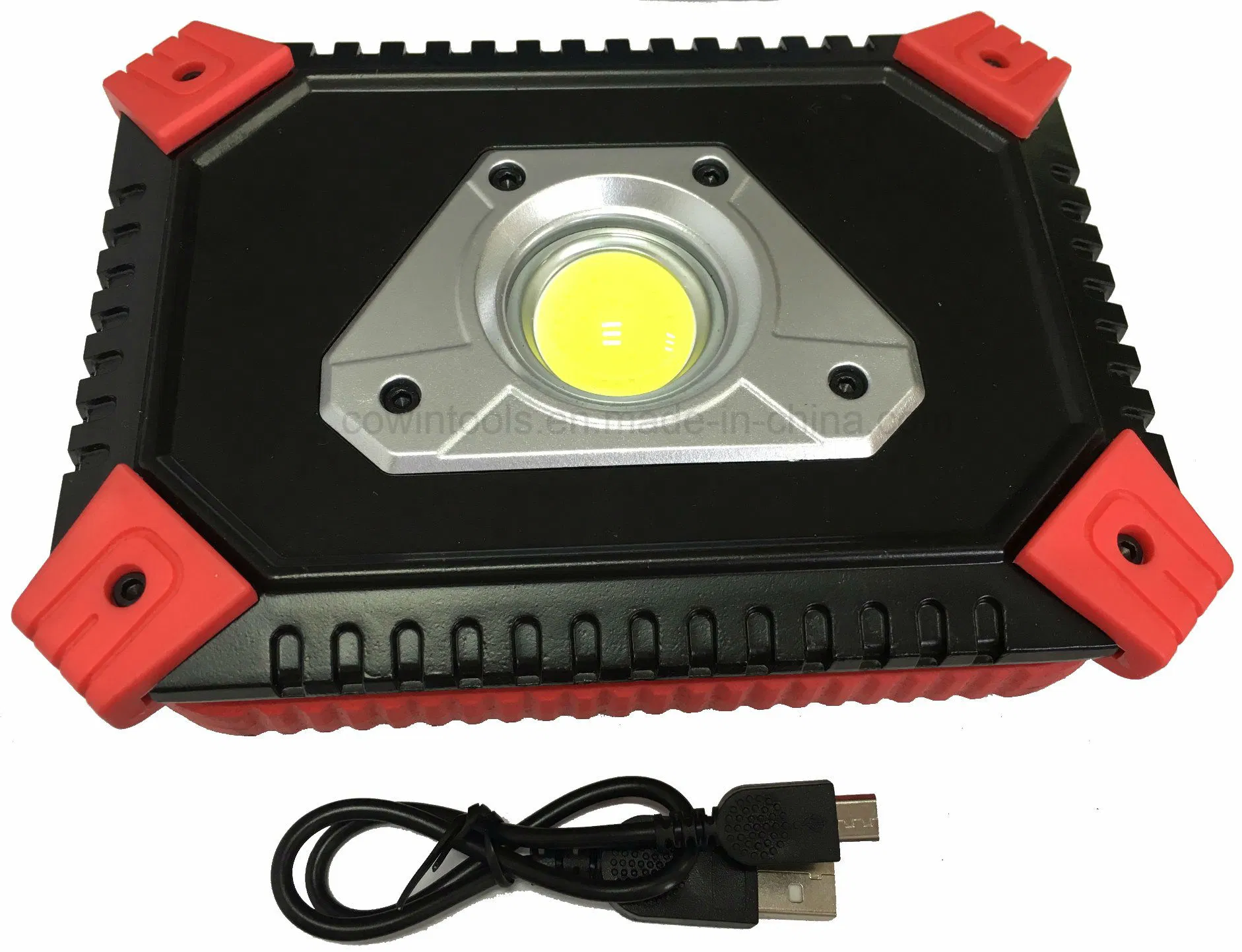 Портативный светодиодный фонарь рабочего освещения с подзаряжаемым аккумулятором из алюминия