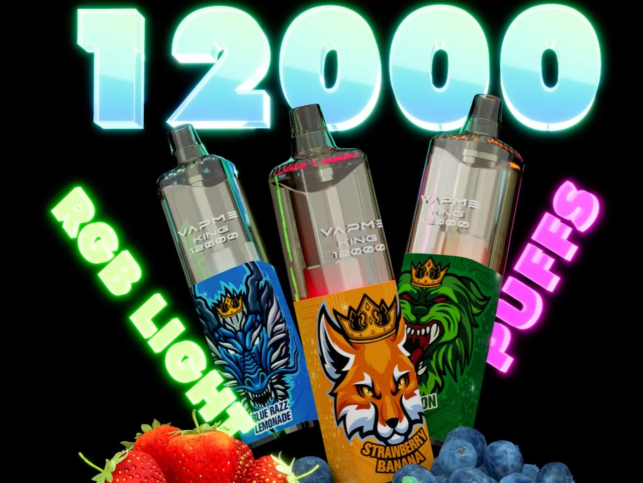 Vapme King 12000 Puff Einweg-Vape Schnelle Lieferung Großhandel/Lieferant E Zigarette