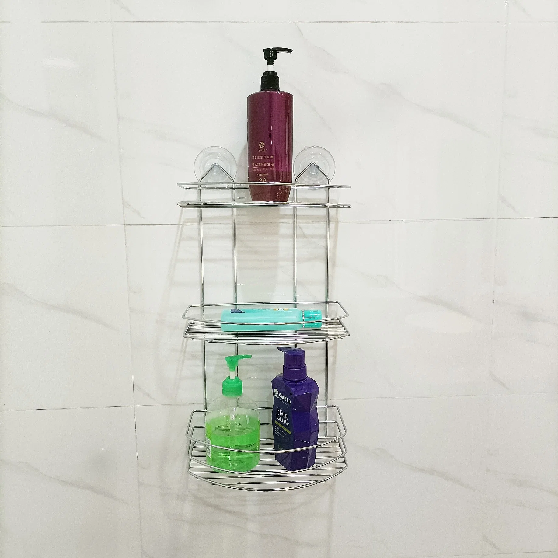 New 3 Tier Clear Bathroom Cabinet Organizer Shelf for Bathroom Organizer Storage