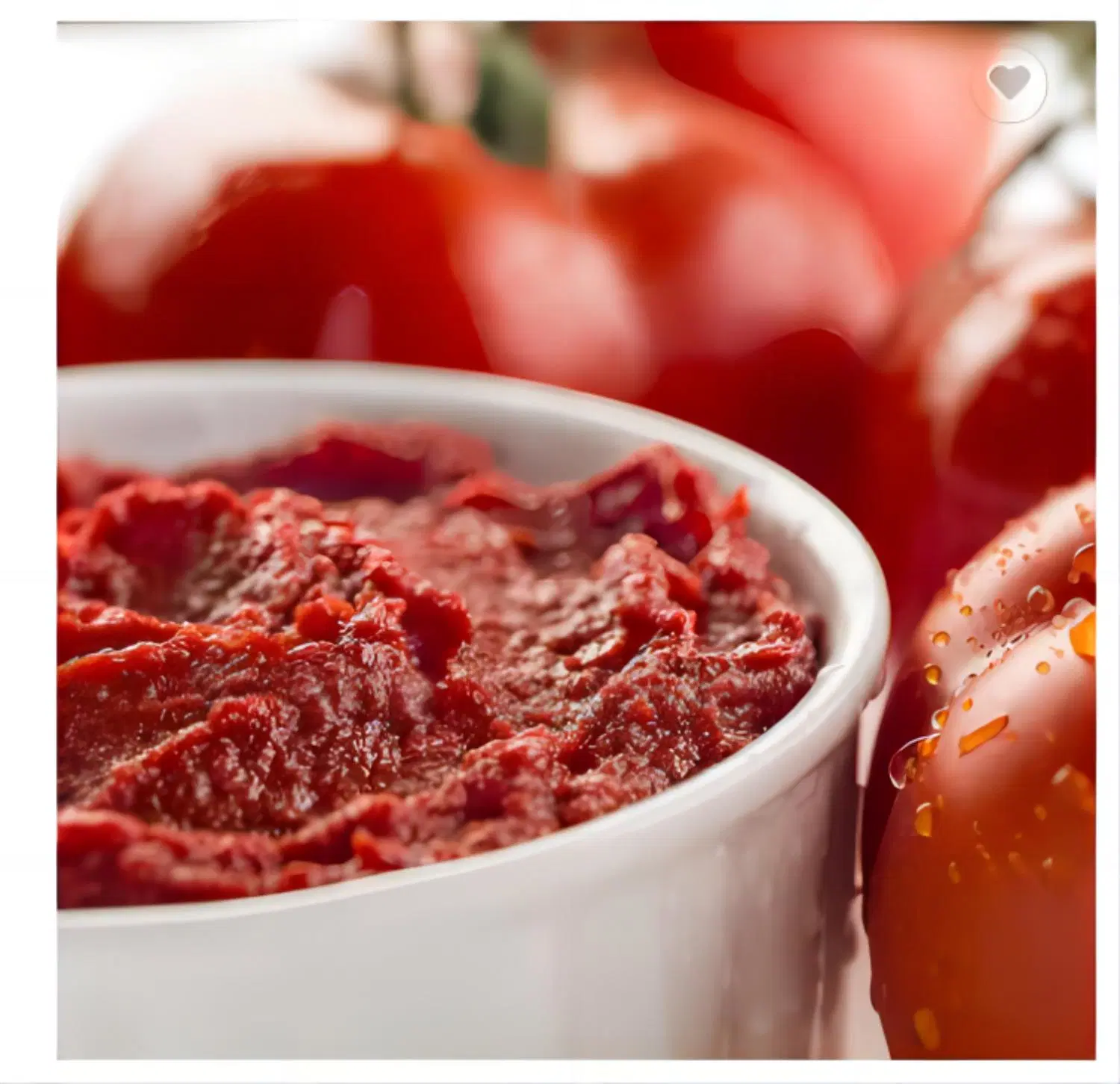 La pâte de tomate de haute qualité 36-38 % Frais Sauce tomate concentrée pour le ketchup