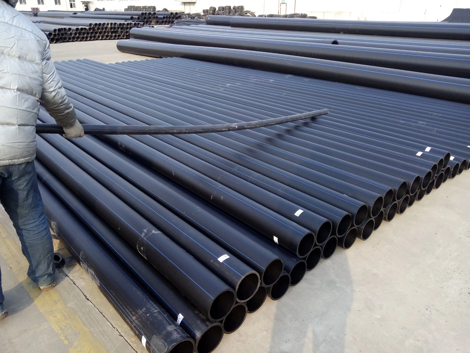 Original Factory Supplys High Polyethylene Pipe PE80 PE100 for Water, Drains