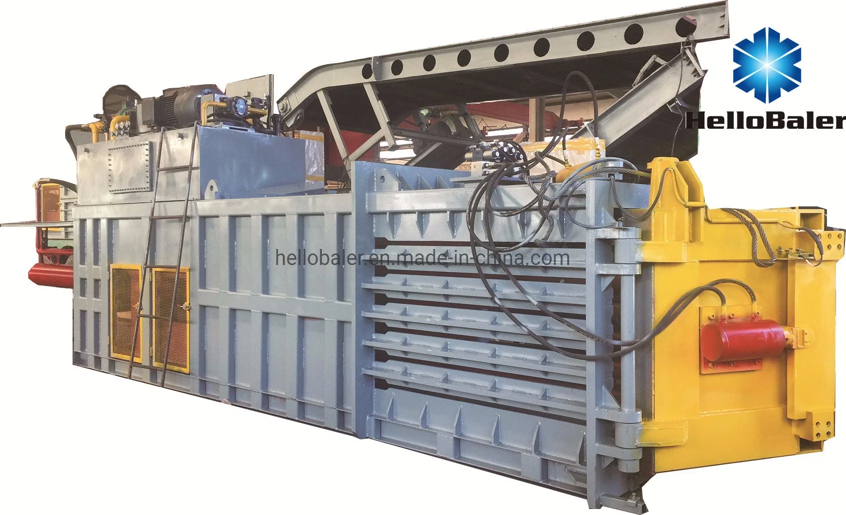 Plastic baler machine /PET HDPE bottle/waste paper baler machine for recycling industry