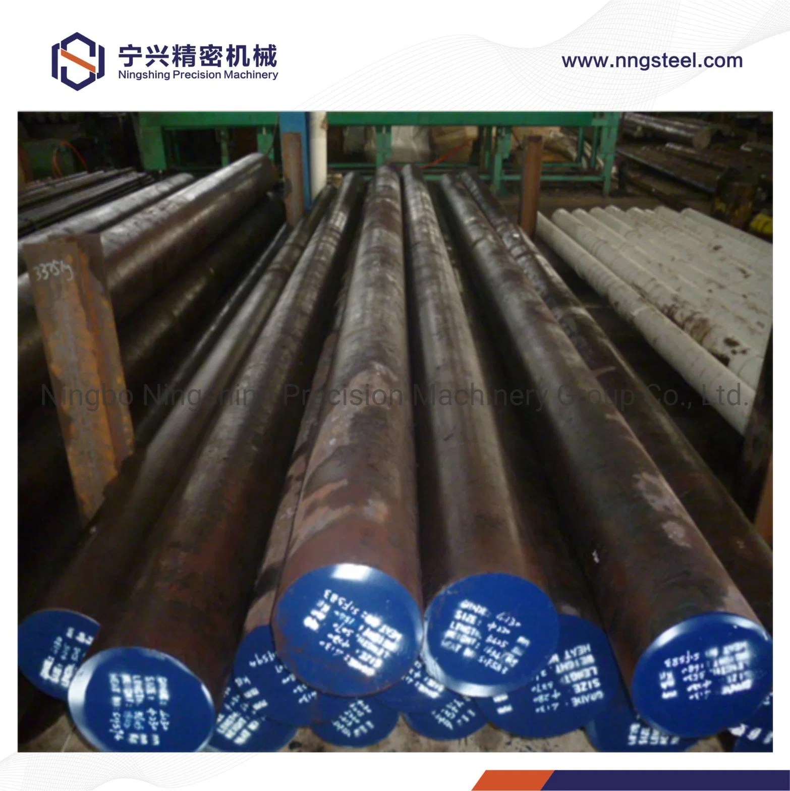 Structural Steel Round Bar Q+T Forged Cold Drawn 4140 1.7225 42CrMo4 SCM440 4340 1.6582 34CrNiMo6 8620 8640 20MnCr5 Alloy Steel for Shaft Connecting Rod Gear