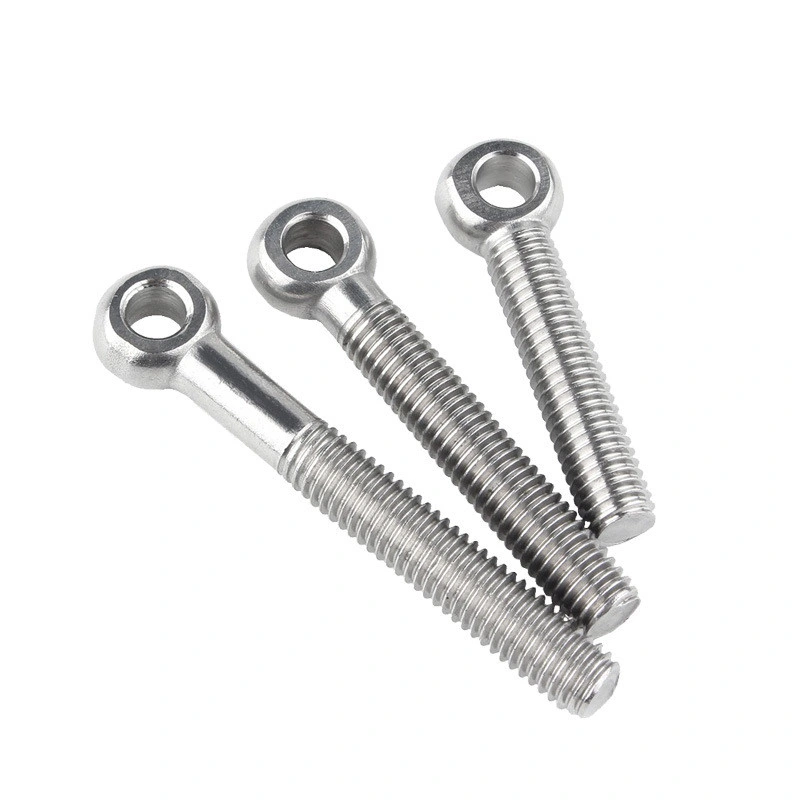 304 Stainless Steel Lifting Eye Joint Bolts Sheep Eye Hole Screws