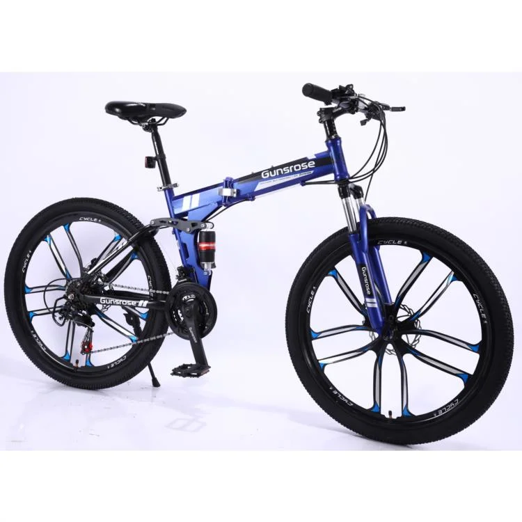 Wholesale 26 Inch Folding Bike OEM Gear Folding Mountain Bike Adult MTB Bike