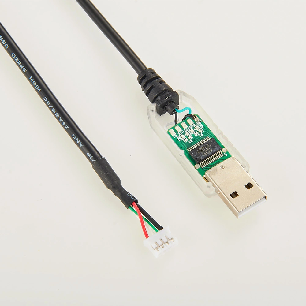 Cabo USB para TTL com sistema eletrónico Embd, LEDs, níveis lógicos específicos, Wireend