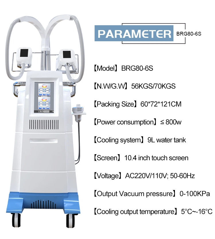 Vertical Cryolipolysis multifunción de la grasa corporal de congelación de la máquina de adelgazamiento