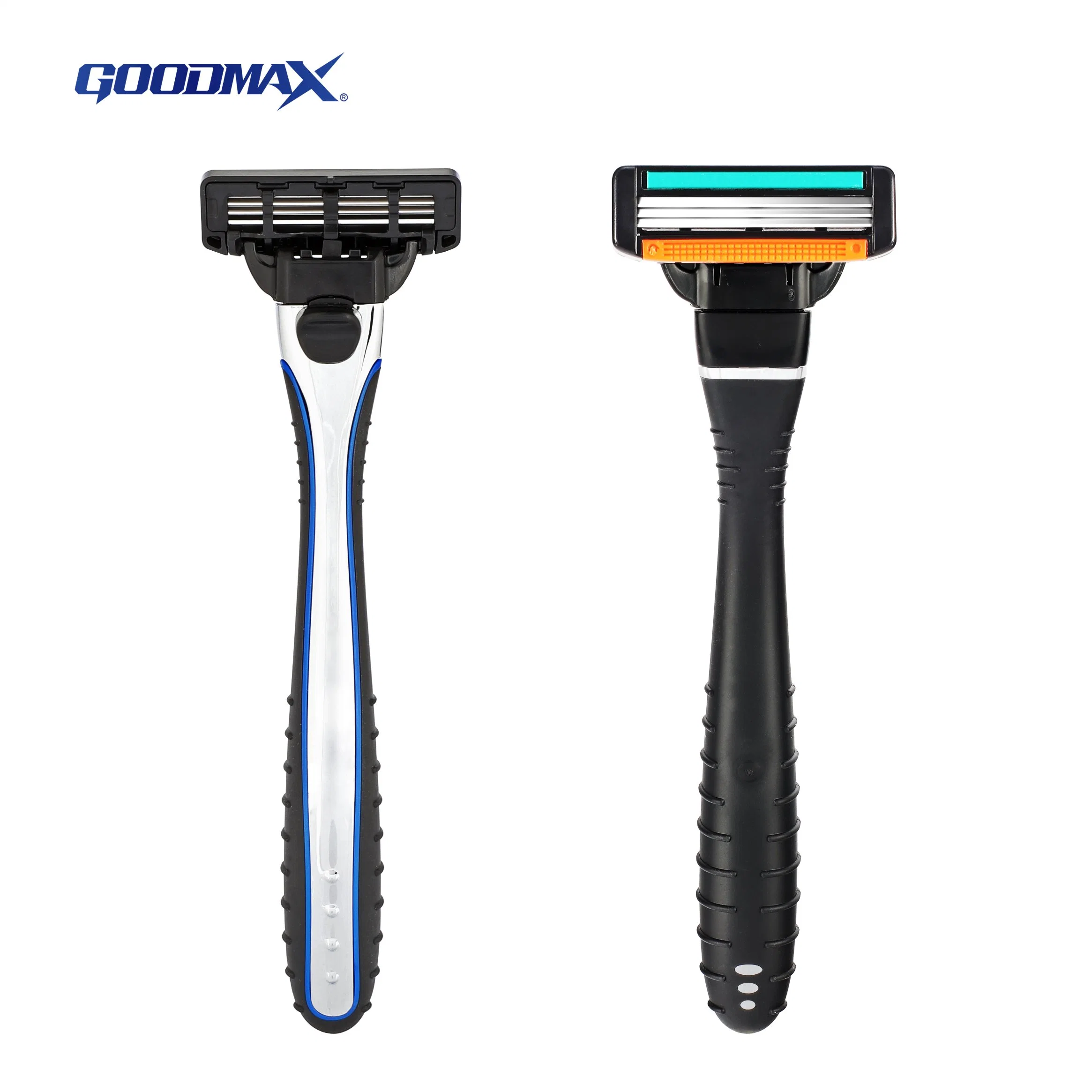 L-Shape Triple Blade System Razor with Metal Handle