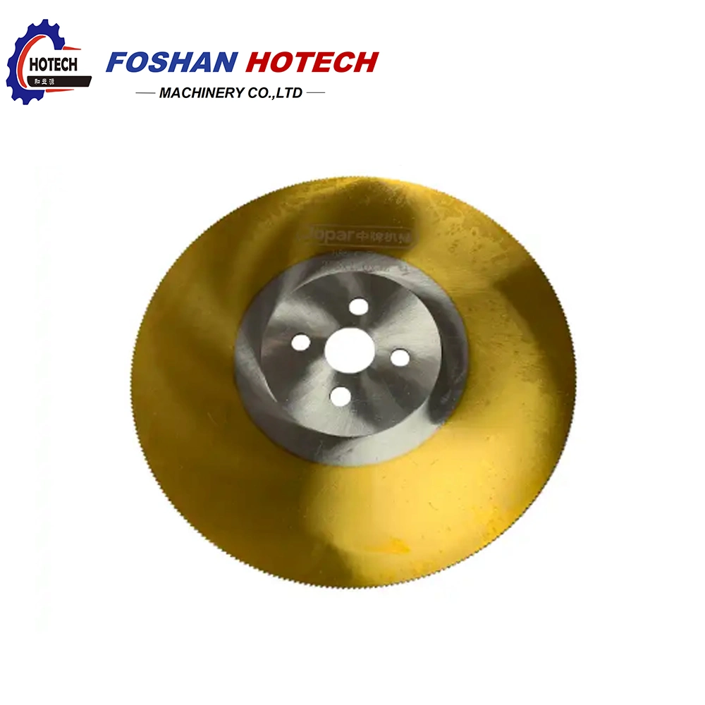 Golden/Rainbow Color Finish HSS Saw Blade for Metal Tube Profile Cutting